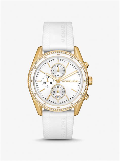 michael kors watch mk 8704 subdials|Oversized Hadyn Pavé Gold.